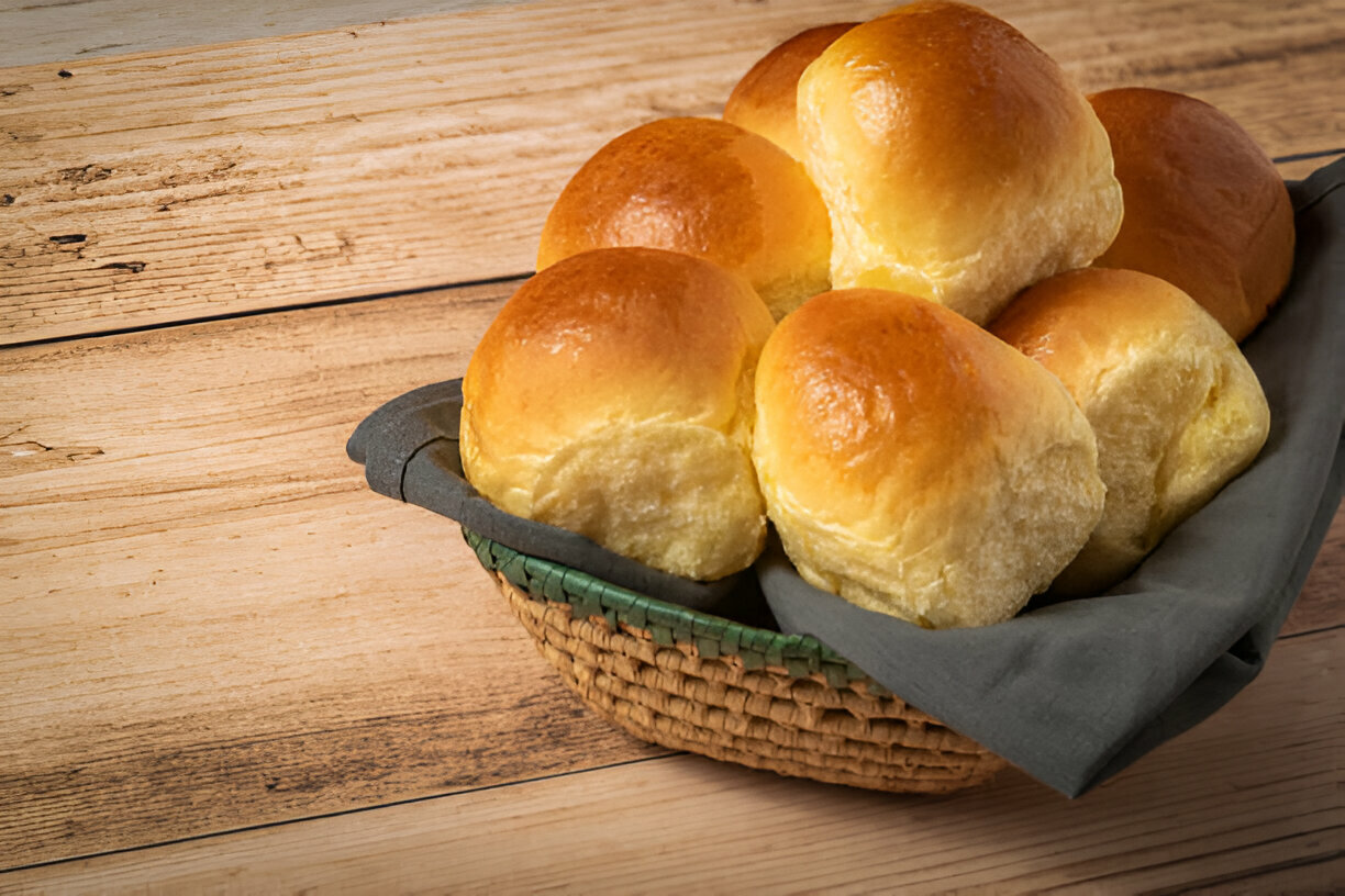 Aunt Shirley's Famous Homemade Dinner Rolls from The Food Charlatan.