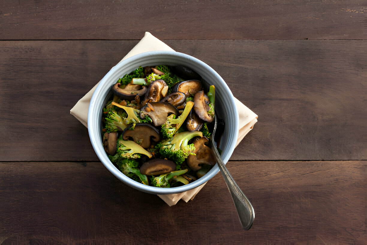 Broccoli and Mushroom Stir Fry