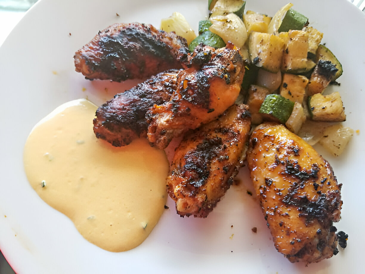 Cajun Grilled Chicken with Alabama White Sauce
