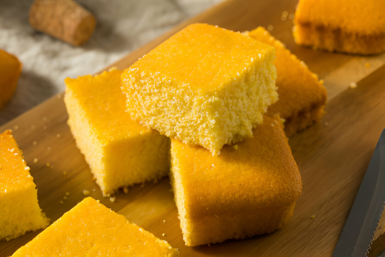 Maple Honey Butter Sweet Potato Cornbread
