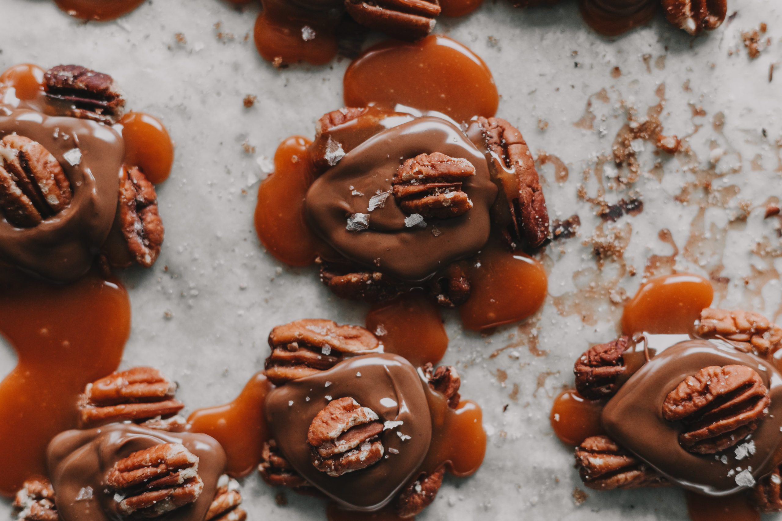 Sea Salted Praline Pecan Clusters