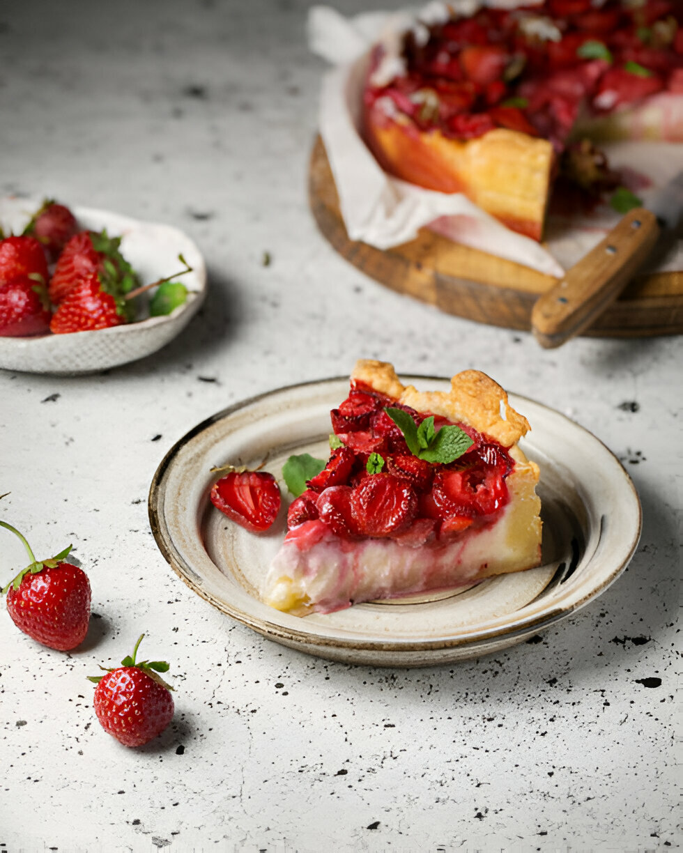 Strawberry Cheesecake Dump Cake