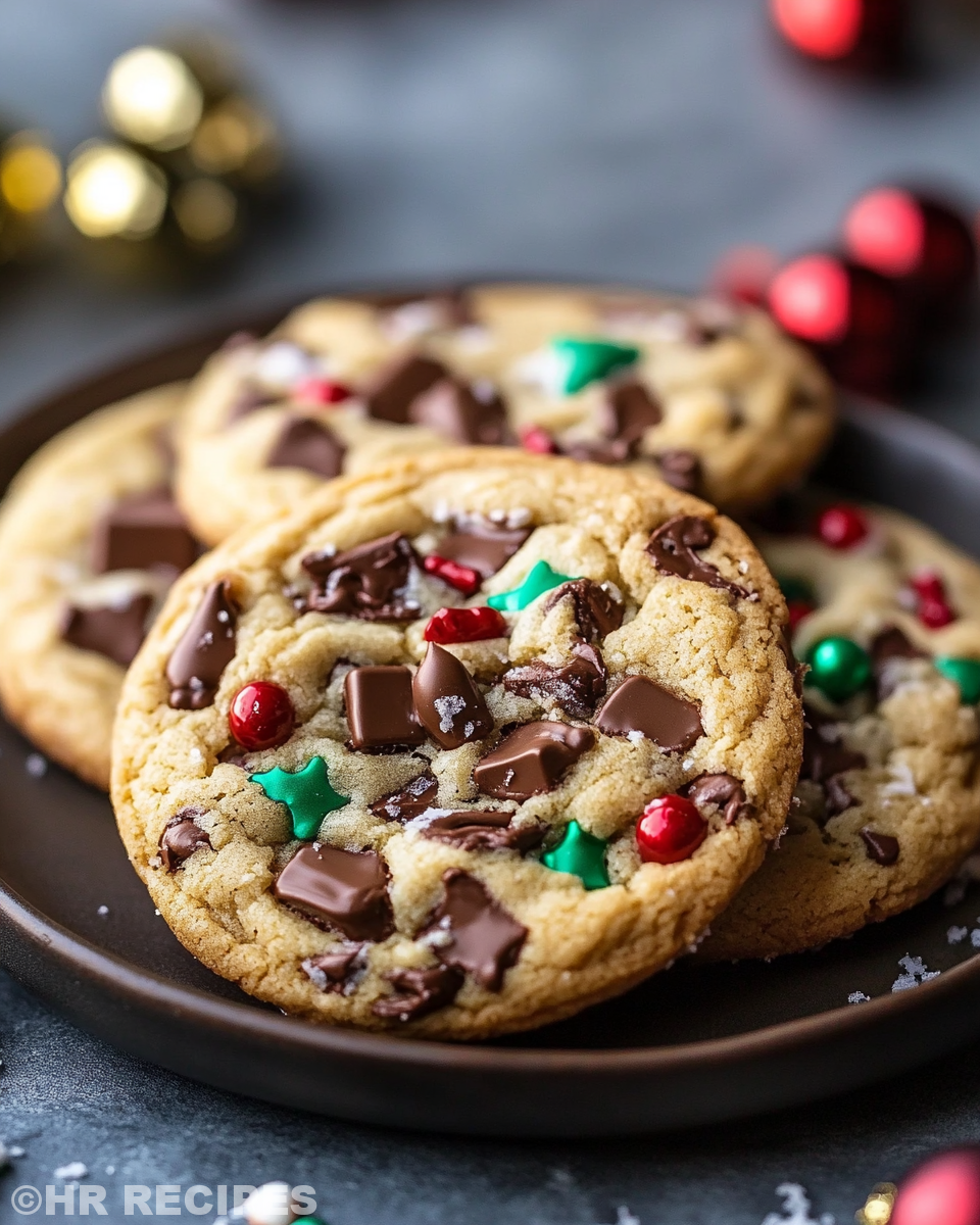 Delicious homemade Christmas cookies ready to be eaten