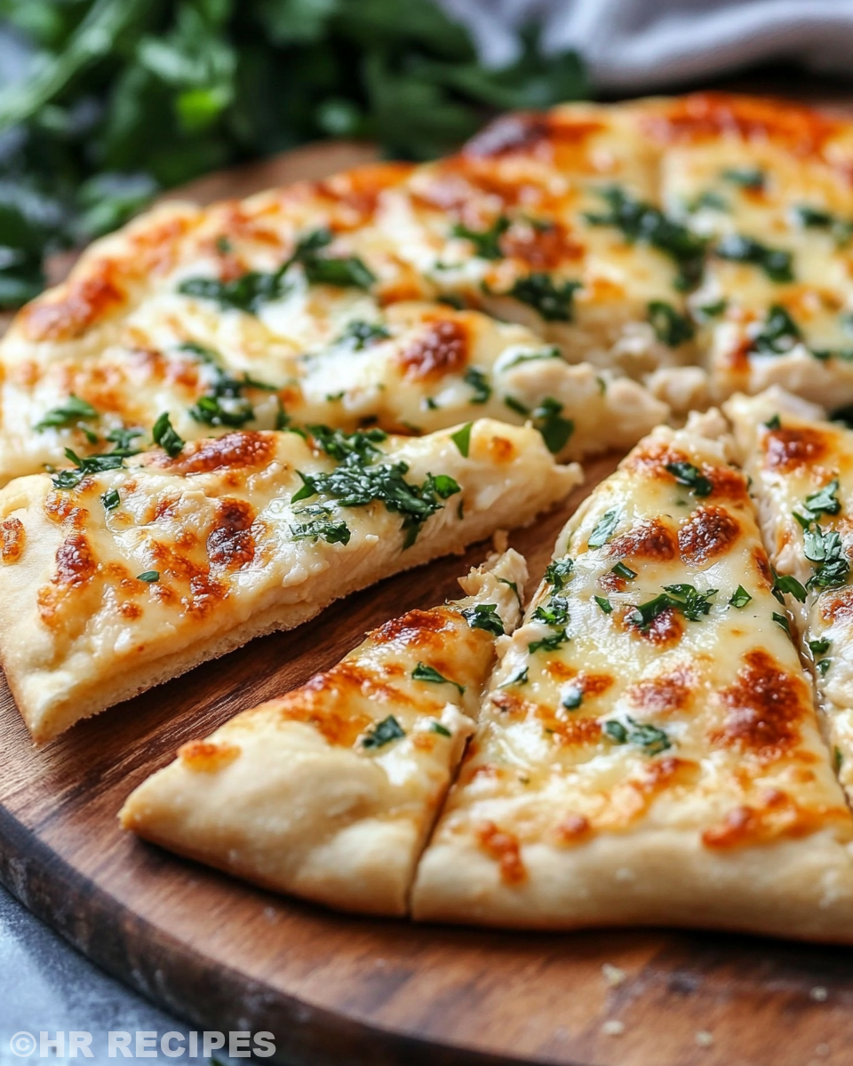 BBQ Chicken French Bread Pizza fresh from the pressure cooker