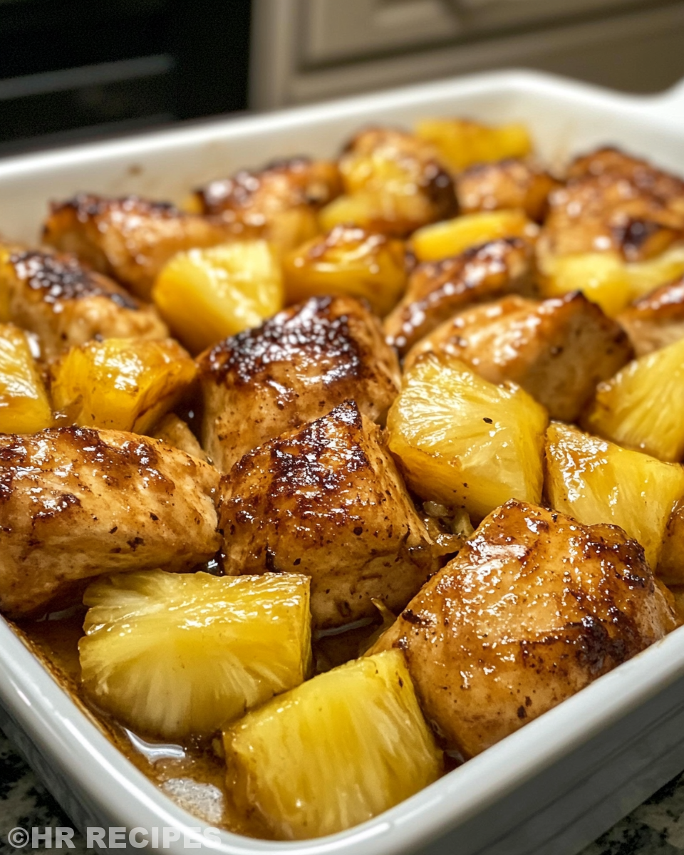 Mixing pressure cooker sauce ingredients in bowl for pineapple chicken