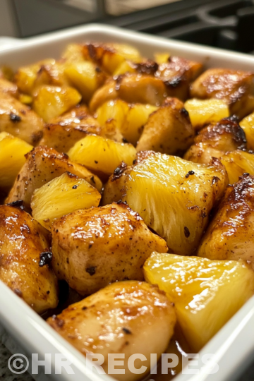 5 Star Brown Sugar Pineapple Chicken Sweet Dinner taken with iphone 15 pro max --iw 2 --ar 4:5 --v 6.1 --raw