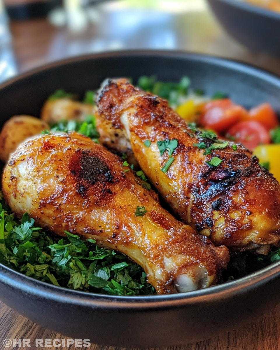 Honey mustard sauce on chicken breast in pressure cooker