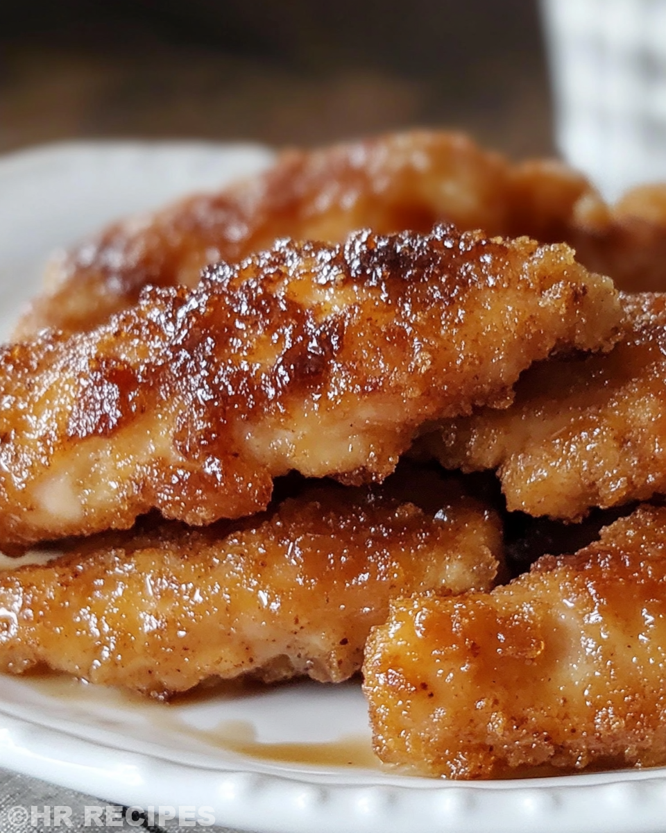 Ingredients for bacon and brown sugar chicken tenders including spices and bacon bits