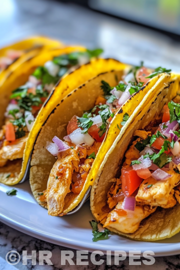 Baked Chicken Tacos taken with iphone 15 pro max --iw 2 --ar 4:5 --v 6.1 --raw