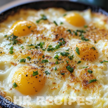 Baked Cottage Cheese Eggs taken with iphone 15 pro max --iw 2 --ar 4:5 --v 6.1 --raw