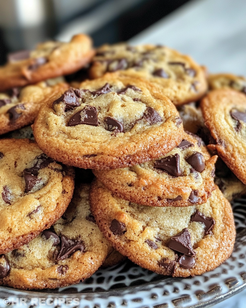Ingredients for bakery-style chocolate chip cookies in bowls and measuring cups