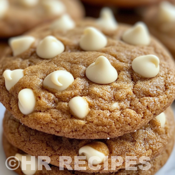 Bakery Style Gingerbread White Chocolate Chip Cookies taken with iphone 15 pro max --iw 2 --ar 4:5 --v 6.1 --raw