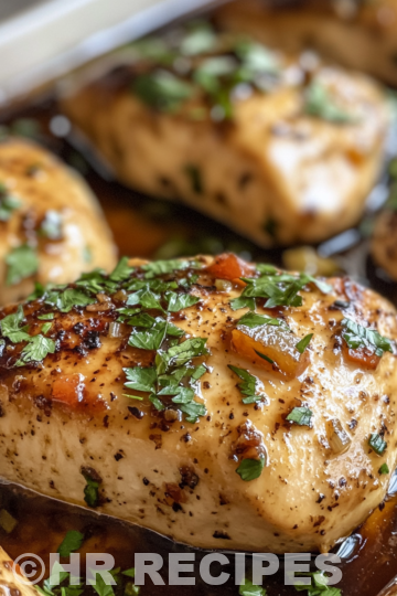 Balsamic Baked Chicken Breast recipe taken with iphone 15 pro max --iw 2 --ar 4:5 --v 6.1 --raw