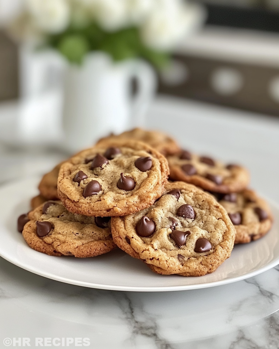 Mixing chocolate chip cookie ingredients in a bowl