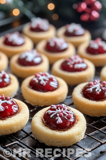 Best Christmas Thumbprint Cookies taken with iphone 15 pro max --iw 2 --ar 4:5 --v 6.1 --raw