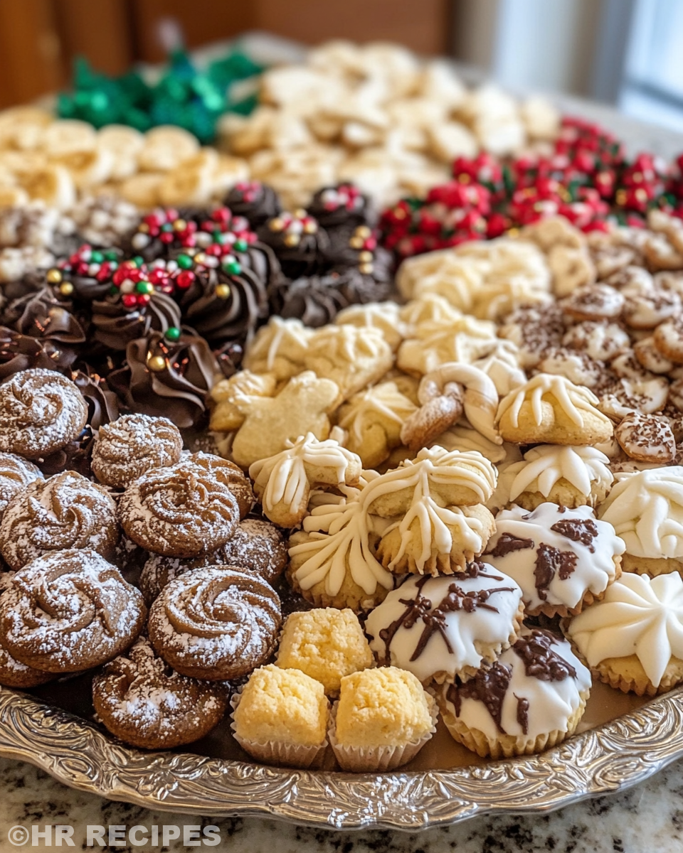 Ingredients prepared for soft Italian Christmas cookies recipe