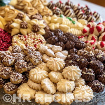 Best Italian Christmas Cookies taken with iphone 15 pro max --iw 2 --ar 4:5 --v 6.1 --raw