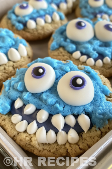 Big Blue Monster Stuffed Cookies taken with iphone 15 pro max --iw 2 --ar 4:5 --v 6.1 --raw