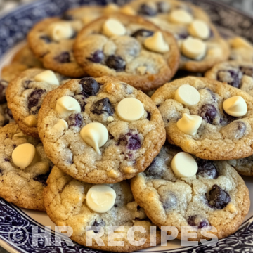 Blueberry Lemon White Chocolate Chip Cookies taken with iphone 15 pro max --iw 2 --ar 4:5 --v 6.1 --raw