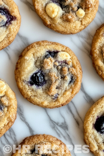 Blueberry Muffin Cookies With Streusel Topping A Bakery Worthy Treat taken with iphone 15 pro max --iw 2 --ar 4:5 --v 6.1 --raw