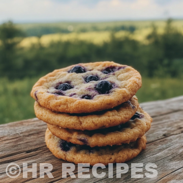 Blueberry Pie Cookies taken with iphone 15 pro max --iw 2 --ar 4:5 --v 6.1 --raw