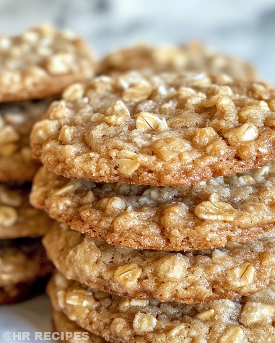 Brown butter iced oatmeal cookies fresh from the oven