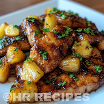 Brown Sugar Pineapple Chicken An Incredible Ultimate Recipe taken with iphone 15 pro max --iw 2 --ar 4:5 --v 6.1 --raw