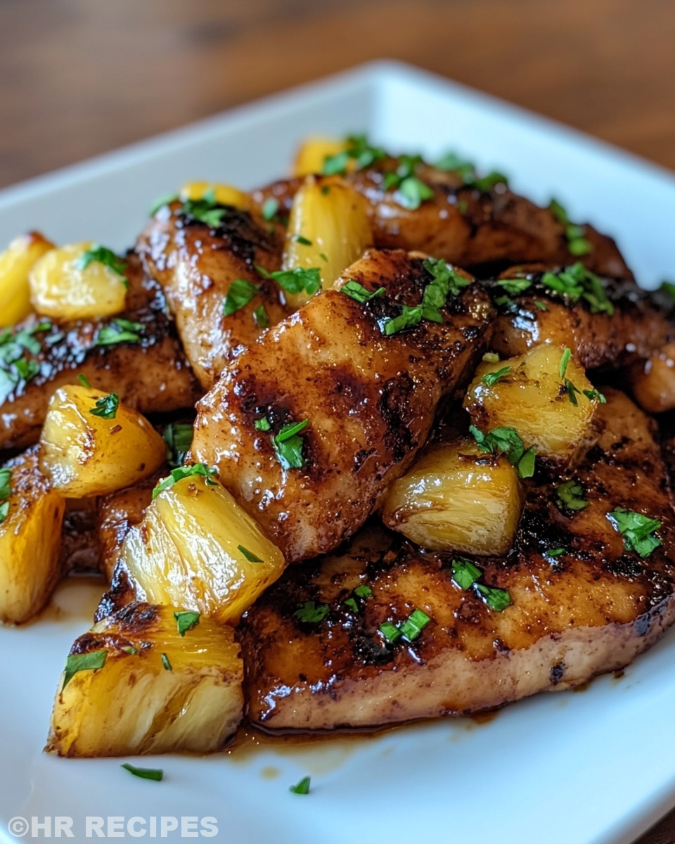 Steam vent releasing aroma of brown sugar pineapple chicken in pressure cooker