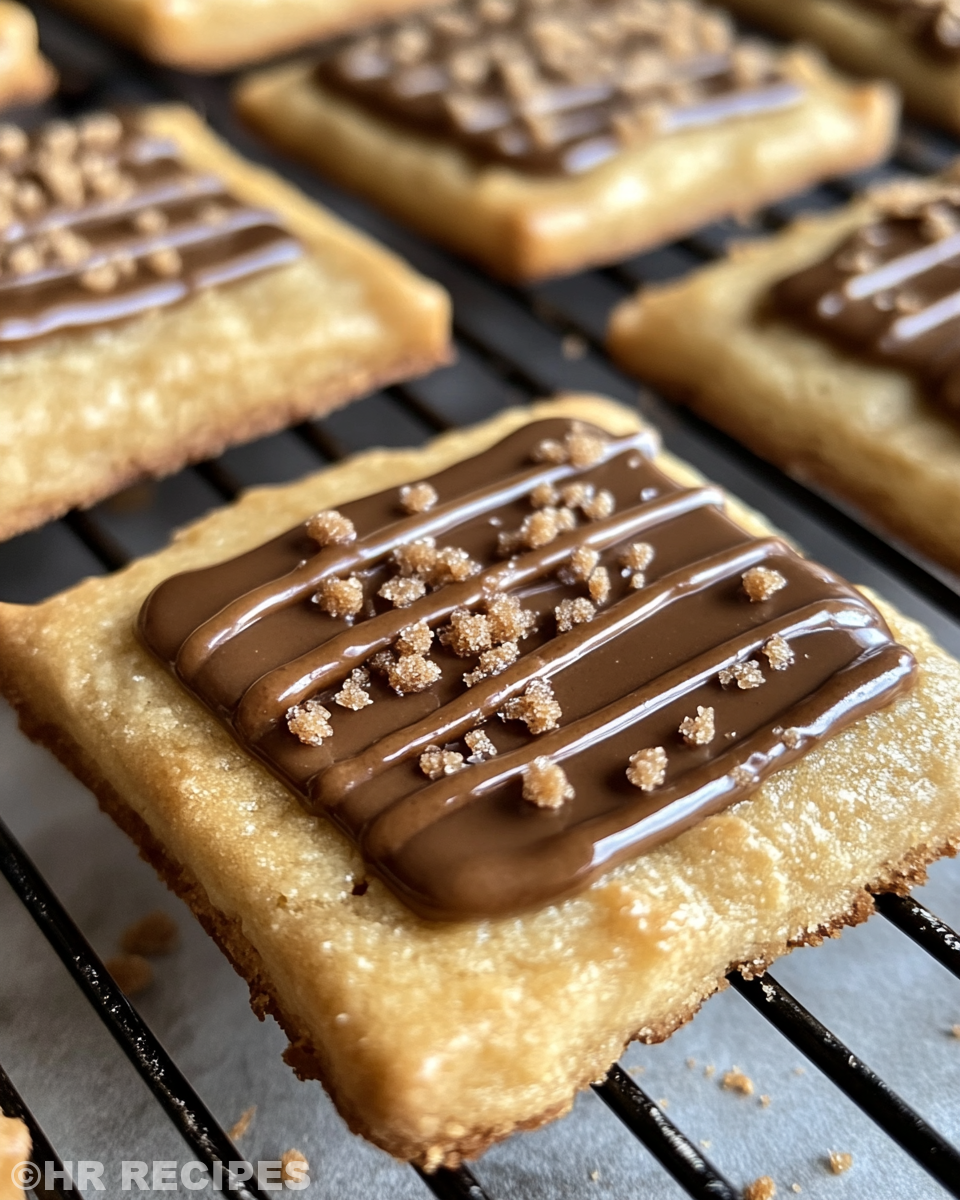 Close up of brown sugar Pop Tart cookies showing chewiness and sugar crunch