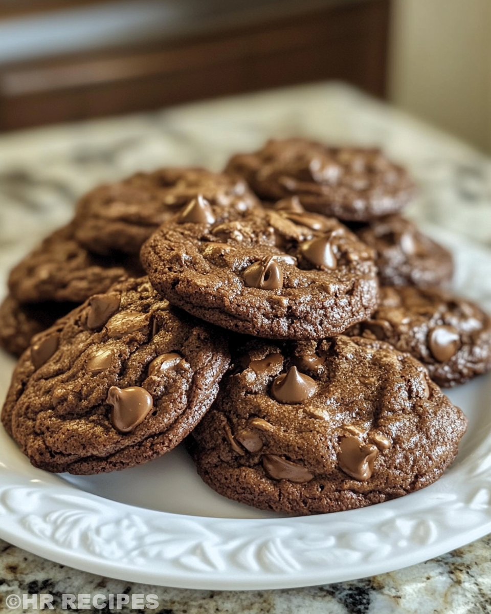Fudgy brownie cookies steaming hot fresh from pressure cooker