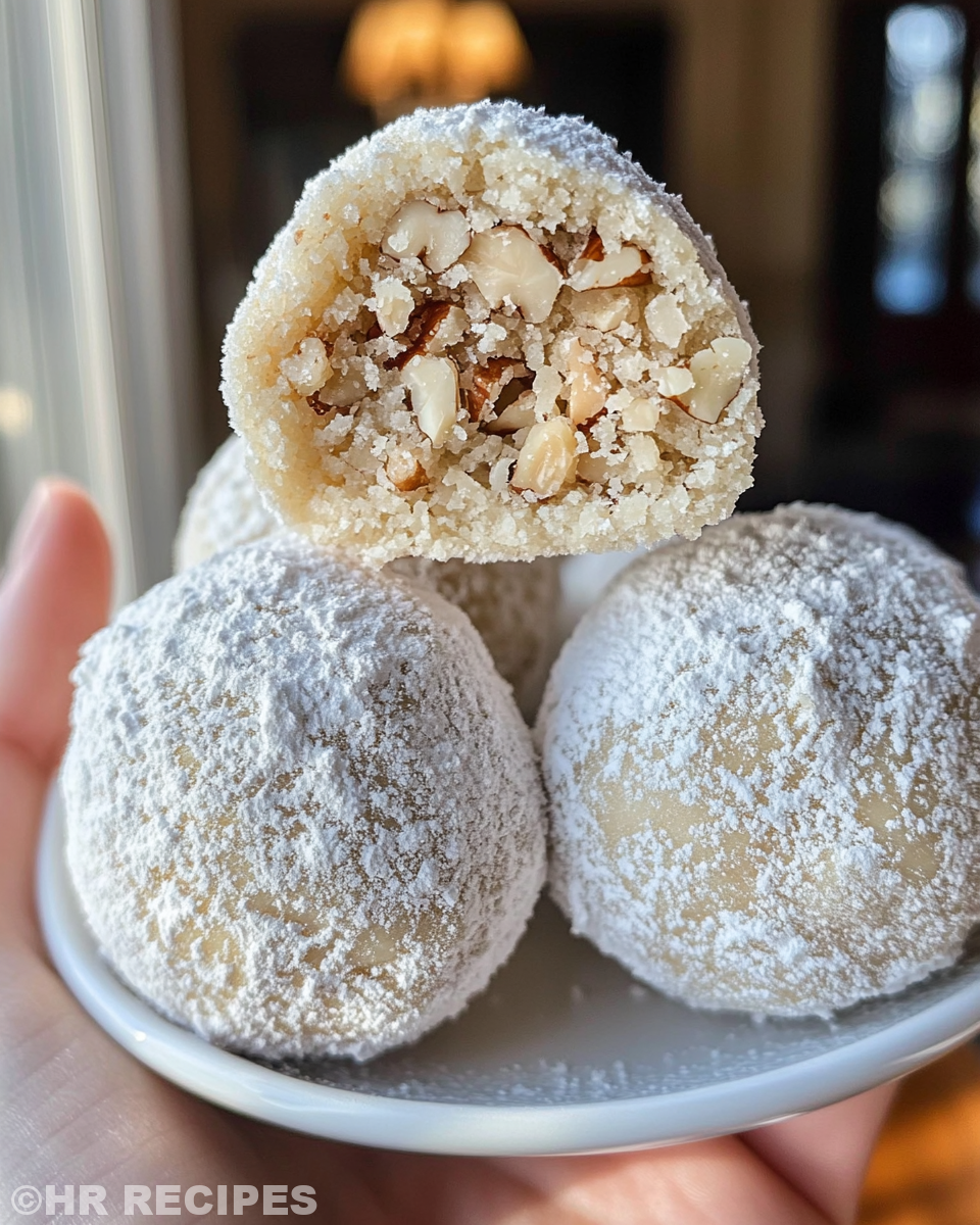 Buttery pecan snowball cookies fresh from the pressure cooker
