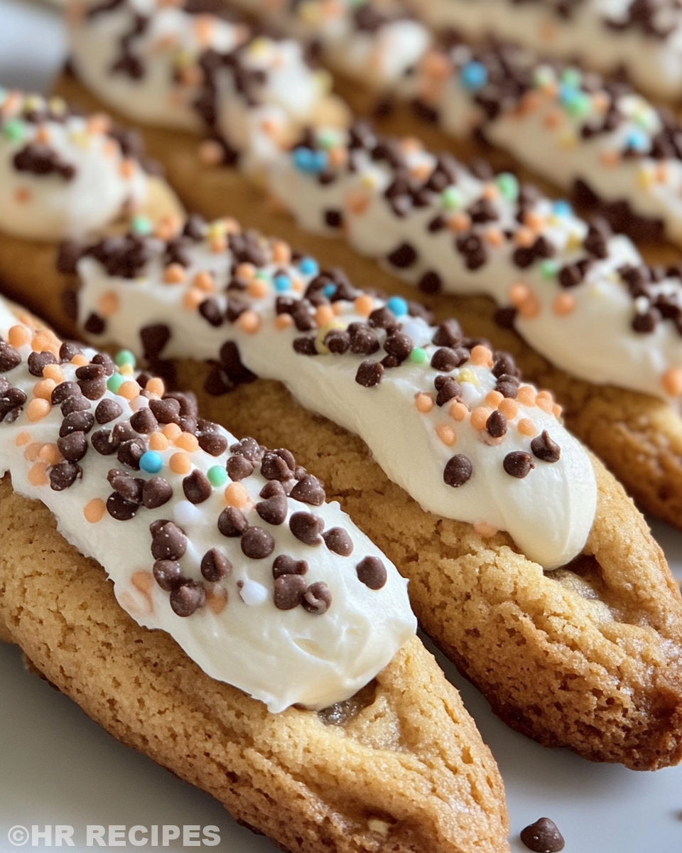 Finished ricotta cookies drizzled with melted chocolate