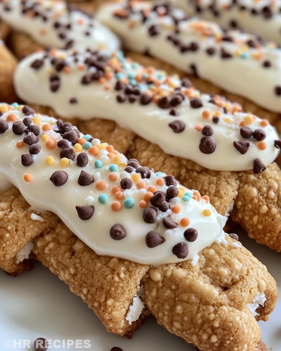 Creamy ricotta cookie batter with chocolate chips