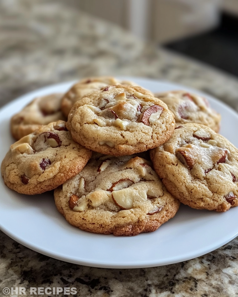 Ready-to-bake cherry almond cookie dough balls arranged on baking tray