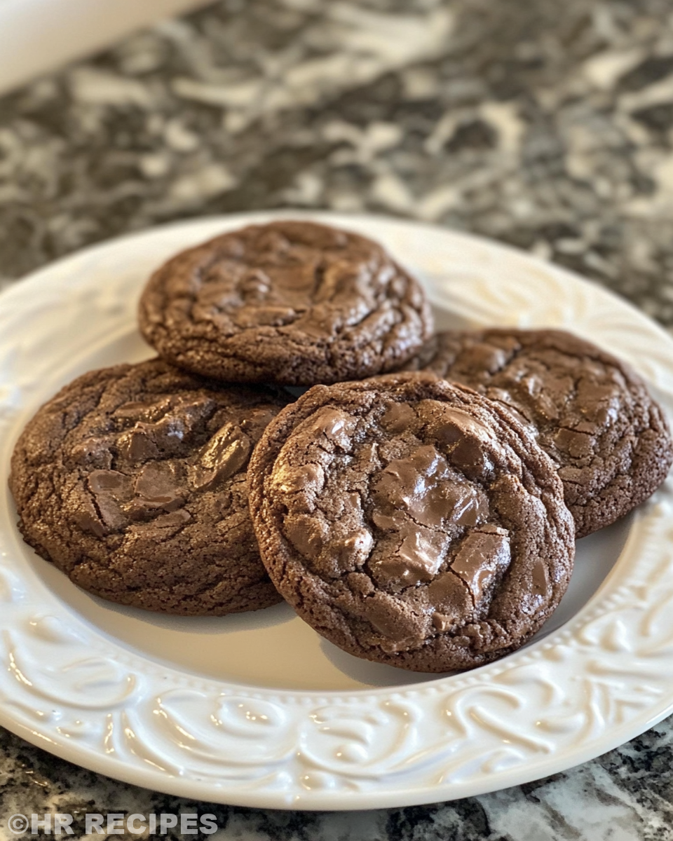 Mixing cookie dough ingredients for chocolate espresso cookies