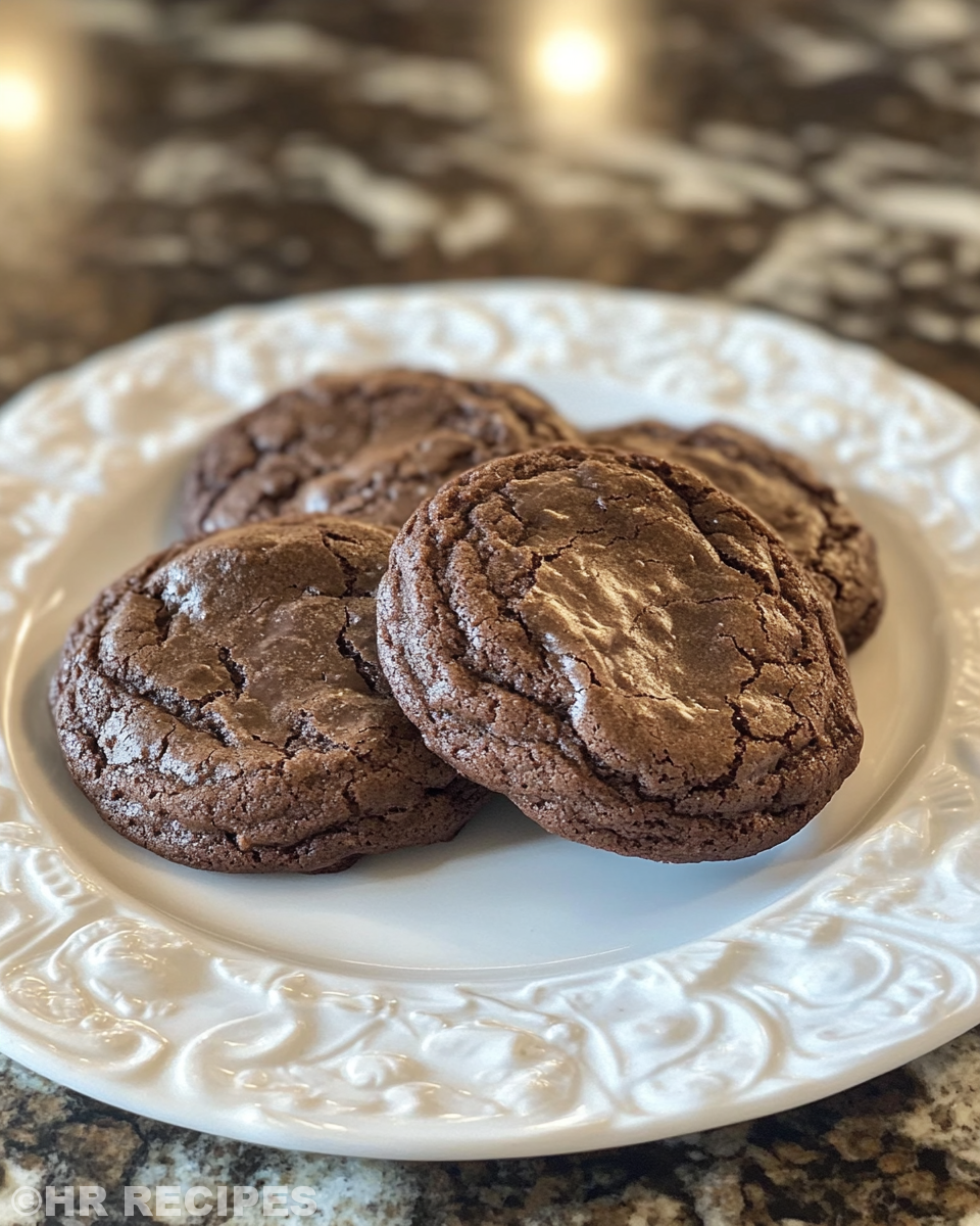 Chewy chocolate espresso cookies fresh out of the pressure cooker