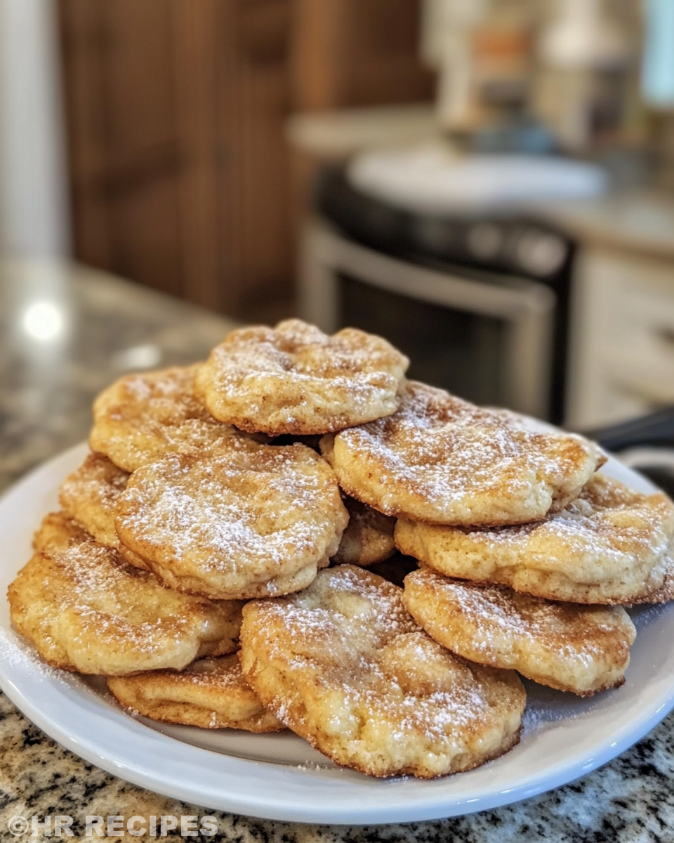 Sugaring dough round cookie balls on baking sheet