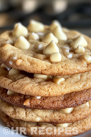 Chewy Maple Cinnamon Cookies White Chocolate taken with iphone 15 pro max --iw 2 --ar 4:5 --v 6.1 --raw