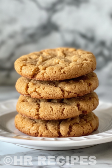 Chewy Peanut Butter Cookies taken with iphone 15 pro max --iw 2 --ar 4:5 --v 6.1 --raw