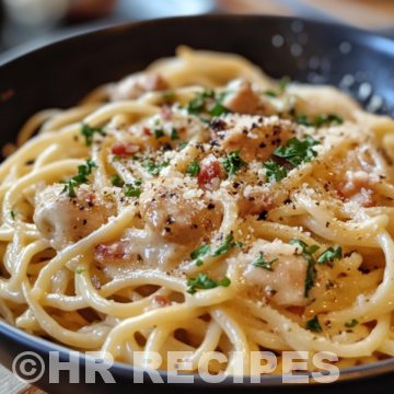 Chicken Carbonara taken with iphone 15 pro max --iw 2 --ar 4:5 --v 6.1 --raw