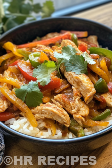 Chicken Fajita Rice Bowls taken with iphone 15 pro max --iw 2 --ar 4:5 --v 6.1 --raw