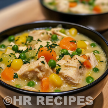 Chicken Pot Pie Soup An Easy And Simple Recipe taken with iphone 15 pro max --iw 2 --ar 4:5 --v 6.1 --raw