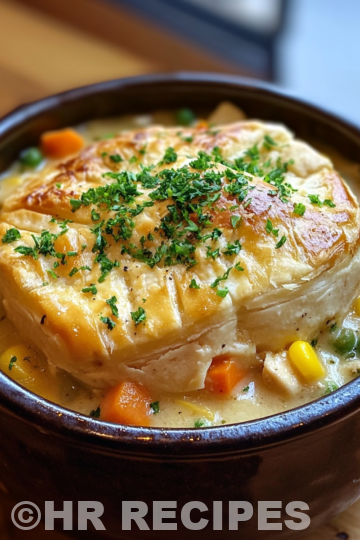 Chicken Pot Pie Soup taken with iphone 15 pro max --iw 2 --ar 4:5 --v 6.1 --raw