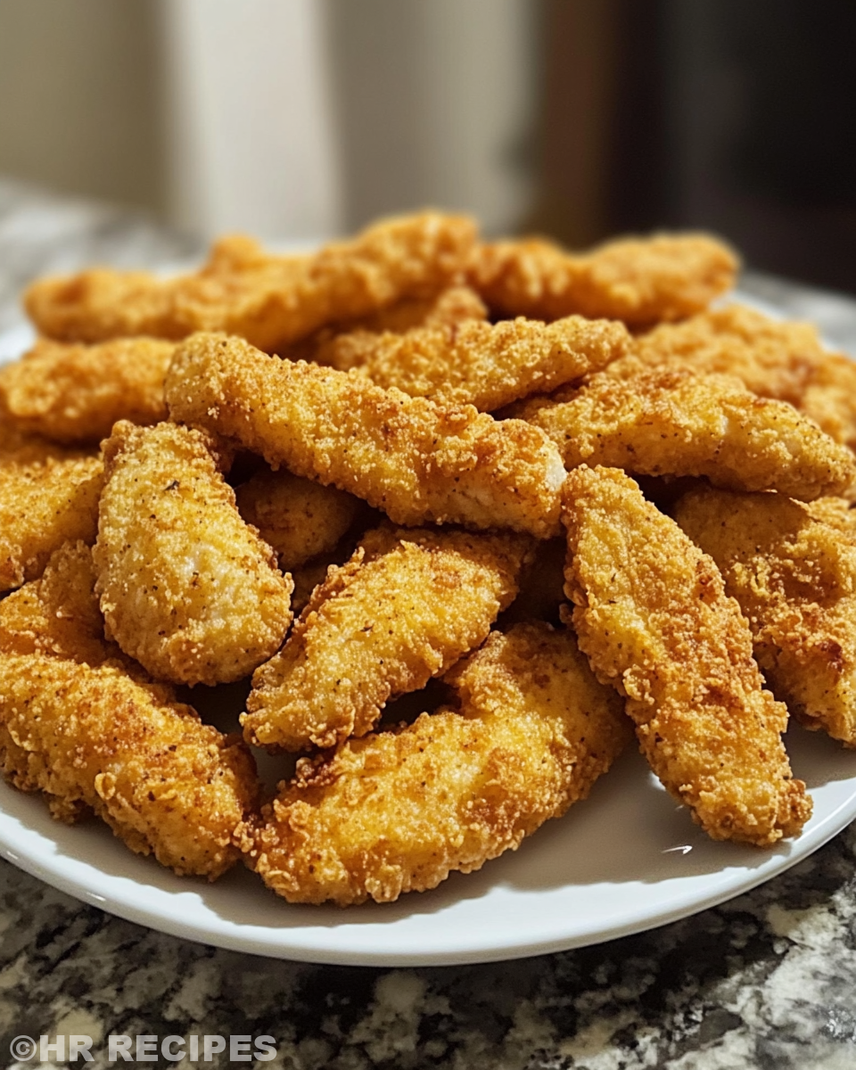 Ingredients for crispy breaded chicken tenders with herbs and spices