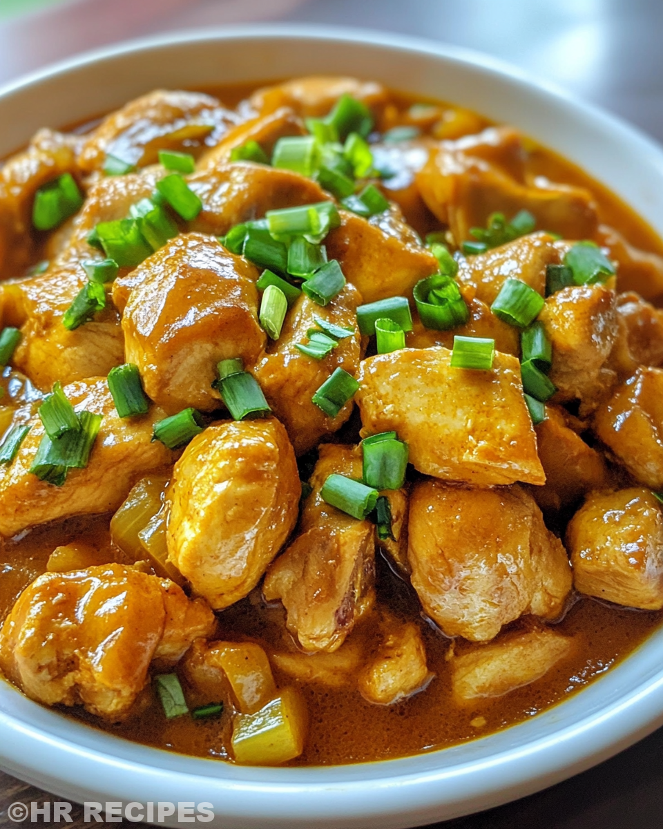 Steam rising from pressure cooker with Chinese chicken curry inside