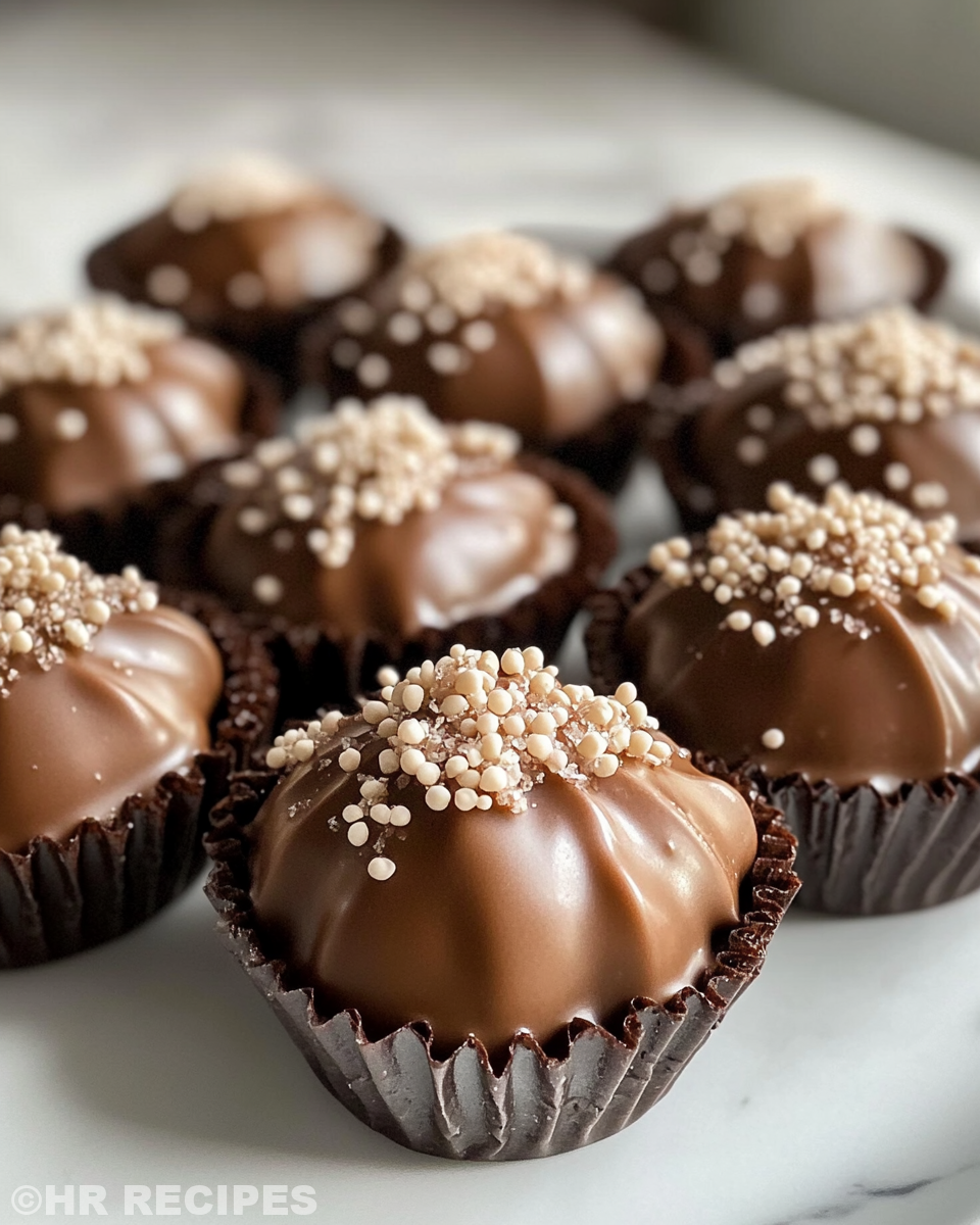 Chocolate caramel blossoms fresh out of the oven