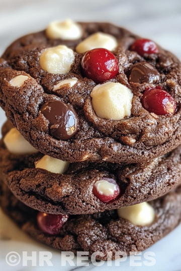 Chocolate Cherry Cookies taken with iphone 15 pro max --iw 2 --ar 4:5 --v 6.1 --raw