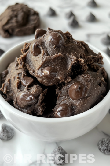 Chocolate Cookie Dough taken with iphone 15 pro max --iw 2 --ar 4:5 --v 6.1 --raw