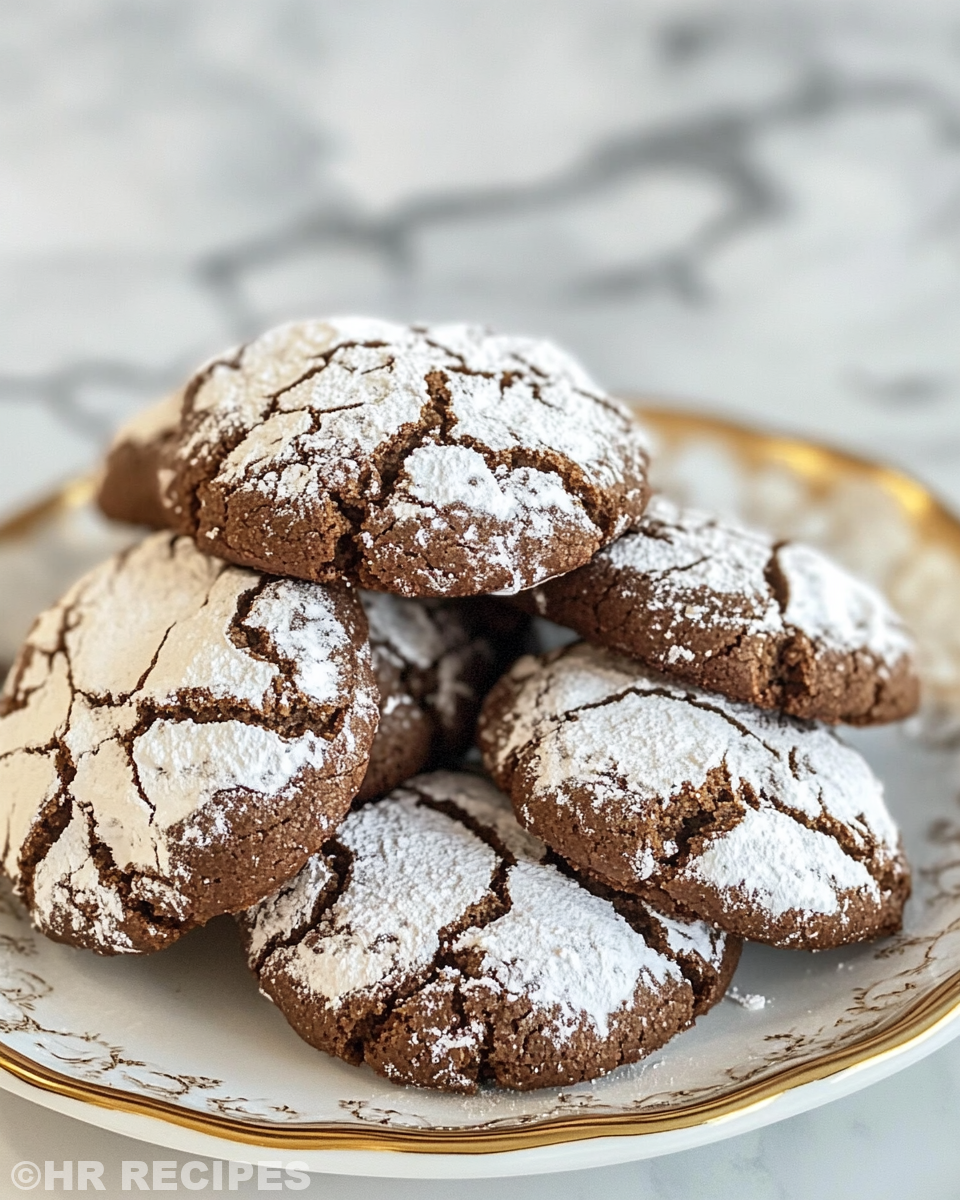 Pressure cooker with steaming chocolate crinkle cookies about to be baked