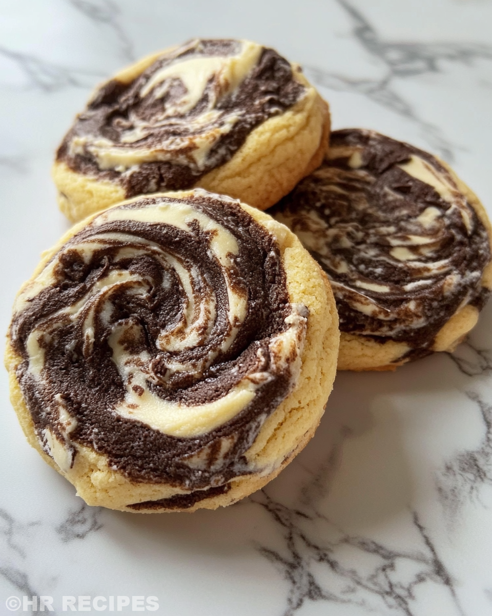 Chocolate marshmallow swirl cookies just out of the pressure cooker